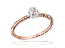 Diamantring GOLDMAID Fingerringe Gr. 16,5, Gelbgold 585, bunt (bicolor) Damen Diamantringe von Goldmaid