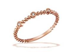 Diamantring GOLDMAID Fingerringe Gr. 17, Rotgold 585, rosegold (rosegoldfarben) Damen Diamantringe von Goldmaid