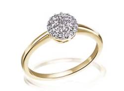 Diamantring GOLDMAID Fingerringe Gr. 19, Gelbgold 585, goldfarben Damen Diamantringe von Goldmaid