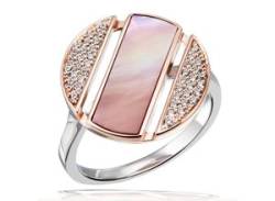 Silberring GOLDMAID Fingerringe Gr. 17, Silber 925 (Sterlingsilber), rosegold (roßégoldfarben) Damen Fingerringe von Goldmaid