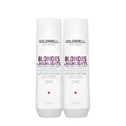 Goldwell Dualsenses Blonde & Highlights Anti-Yellow Shampoo 2x250ml von Goldwell