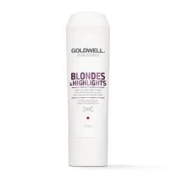 Goldwell Dualsenses Blondes & Highlights Anti-Gelbstich Conditioner für blondes und gesträhntes Haar, 200 ml von Goldwell