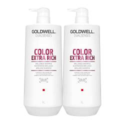 Goldwell Dualsenses Color Extra Rich Brilliance Shampoo 2x1000ml von Goldwell