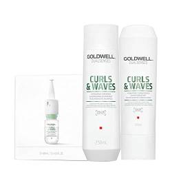 Goldwell Dualsenses Curls & Waves Hydrating Shampoo 250ml Conditioner 200ml Conditioning serum 12x18 von Goldwell