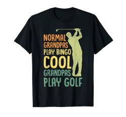 Herren Golf Opa Golfspieler Großvater Golfer Opa T-Shirt von Golfer Geschenke für Männer und Golf T-Shirts
