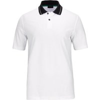 GOLFINO Poloshirt Golfino Mens Casual Drive Sun Protection Polo Weiss von Golfino