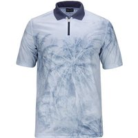 GOLFINO Poloshirt Golfino Mens Splash Printed Polo Hellblau von Golfino