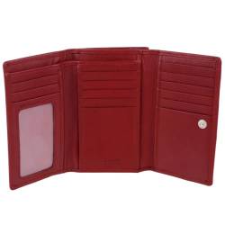 Golunski Leder Damen Geldbörse/Geldbörse RFID-geschützt, rot, Einheitsgröße, Zeitgenössisch von Golunski