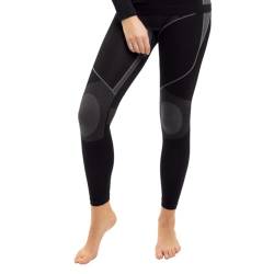 Gomati Damen Thermo Unterhose Seamless Funktionswäsche schnelltrocknend - Grau S-M von Gomati