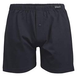 Gomati Herren Jersey Boxershorts (1 Stück) Stretch Unterhose aus Baumwolle - Schwarz XL/7 von Gomati