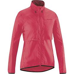 Gonso W Bernira Pink - Leichte multifunktionelle Damen 2-in-1 Windjacke, Größe 40 - Farbe Diva Pink von Gonso