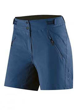 Gonso W Igna Blau - Strapazierfähige figurbetonte Damen Mountainbike Hotpants, Größe 42 - Farbe Insignia Blue von Gonso