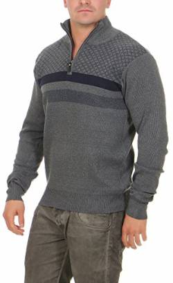 Arbeitspullover 50/M, grau mit Blockstreifen rollkragen mit reißverschluss herren winddicht herren zipp sweater gute und form-stabile verarbeitung m l xl xxl large medium small x-large Hamburger von Good Deal Market