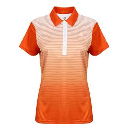 Damen Hochwertiges Polo-Shirt 1674 - Tigerlily für Golf oder Freizeit; atmungsaktives Funktionsmaterial Gr. 42 von Good Deal Market