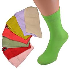 Good Deal Market 8 Paar Damensocken Mix 2 - Gr. 35/38 socken ohne gummiband Mode socken socke türkis pink söckchen 35/38 39/42 socken 35 38 39 40 42 Baumwolle von Good Deal Market