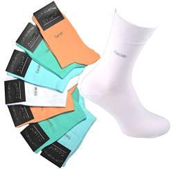 Good Deal Market 8 oder 16 Paar Damen-Socken helle Sommer Frühlingsfarben Premiumqualität 200-Nadel Weichbund Söckchen mit viel Baumwolle 35 36 37 38 39 40 41 42 (39-42, Sortiment 4) von Good Deal Market