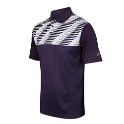 Hochwertiges Polo-Shirt Marke Gr. 52, 1653 - Aubergine für Golf oder Freizeit; sportlicher Look atmungsaktives Funktionsmaterial; verschiedenen Modelle und Farben von Good Deal Market