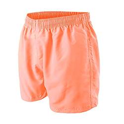 Stylische Knaben Jungen Badeshorts mit Mesh Einsatz inneliegendem Zugband 2 Farben whlbar Gr. 116 - 164 Bermudashorts Strandshorts Shorts BadehoseMartano, Salmon/ Neon Orange, 140 von Good Deal Market