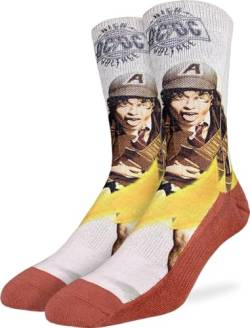 Good Luck Sock AC/DC Band Herren Socken, Erwachsene, AC/DC, Hochspannung, Einheitsgröße von Good Luck Sock