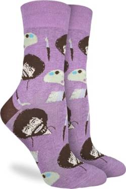 Good Luck Sock Damen Bob Ross Socken Erwachsene, Bob Ross Malbrett, Einheitsgröße von Good Luck Sock