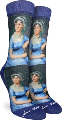 Good Luck Sock Damen Bücher & Literatur Socken Erwachsene, Jane Austen, Einheitsgröße von Good Luck Sock