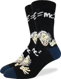 Good Luck Sock Herren Albert Einstein Socken Erwachsene, Albert Einstein, Wacky, Einheitsgr��e von Good Luck Sock