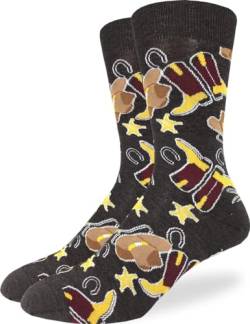 Good Luck Sock Herren Bigfoot & Yeti Socken Erwachsene, Cowboy, Einheitsgr��e von Good Luck Sock