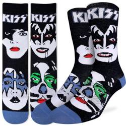 Good Luck Sock Herren Kiss Band Music Socken Erwachsene, Kiss - Band, Einheitsgröße von Good Luck Sock