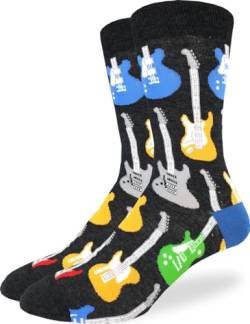 Good Luck Sock Herren Socken Musik Erwachsene, Musik - E-Gitarre, Einheitsgröße von Good Luck Sock