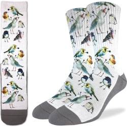 Good Luck Sock Herrensocken mit Vogelmotiv, Vögel – Vögel, Einheitsgröße von Good Luck Sock