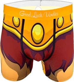 Good Luck Undies Herren Masters of The Universe Boxershorts Unterwäsche, Masters of the Universe, Furry Undies, Medium von Good Luck Sock