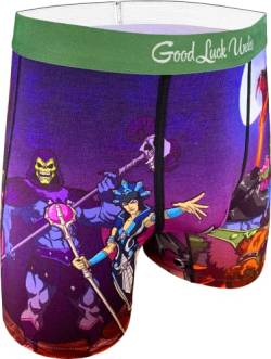 Good Luck Undies Herren Masters of The Universe Boxershorts Unterwäsche, Masters of the Universem, Villains, Large von Good Luck Sock