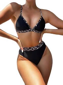Good Times Bikini Set ohne Bügel Push Up Zweiteiliger Bademode Badeanzug Strandkleidung Swimsuit von Good Times