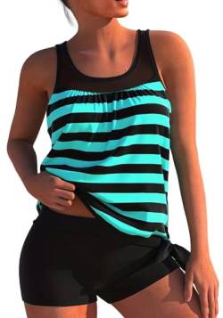 Good Times Tankini Set Badeanzug Bikini Push Up Bademode Strandkleidung Swimsuit von Good Times