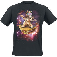 Goodie Two Sleeves T-Shirt - Awesome Cat - M bis 4XL - für Männer - Größe 4XL - schwarz von Goodie Two Sleeves