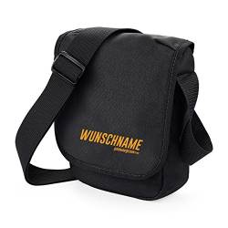 Coole Umhängetasche für Kinder Jugendliche Mädchen Jungs Tasche Schultertasche Reportertasche mit Wunschnamen von Goodman Design