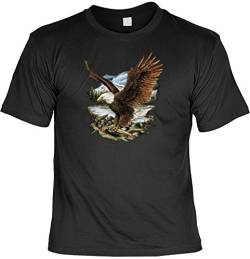 Indianer T-Shirt Adler Eagle Wild West T-Shirt Spirit Western American Free Spirit Amerika von Goodman Design