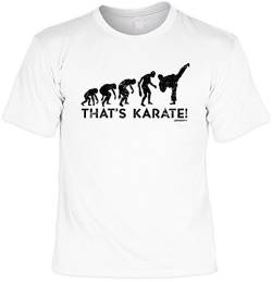 Karate - lustiges Sprüche T-Shirt Karate : That´s Karate! - Sportshirt Karate Ausrüstung Zubehör Gr: M von Goodman Design
