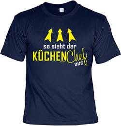 Lustiges Sprüche T-Shirt Koch Beruf Arbeitsshirt : so Sieht der Küchenchef aus - Arbeitskleidung Koch/Köchin Gr: L von Goodman Design