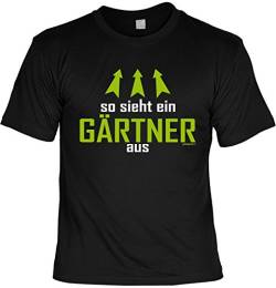 Witziges Sprüche T-Shirt Gärtner : So Sieht EIN Gärtner aus - Arbeitskleidung Gärtner/Garten Zubehör Gr: 4XL von Goodman Design