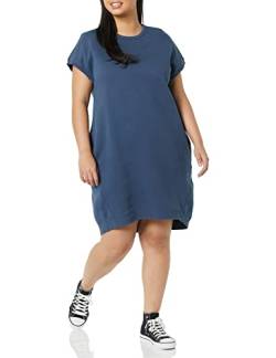 Goodthreads Damen Kurzärmeliges Heritage-Kokon-Kleid mit Taschen, Fleece, Indigo, XL von Goodthreads
