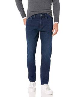 Goodthreads Herren Jeans aus Comfort-Stretch mit athletischer Passform, Indigo Geschmirgelt, 30W / 34L von Goodthreads