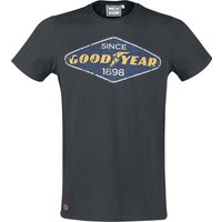 GoodYear - Rockabilly T-Shirt - East Lake - S bis XXL - für Männer - Größe L - grau von Goodyear