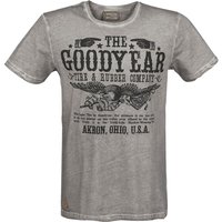 GoodYear - Rockabilly T-Shirt - Kokomo - S bis XXL - für Männer - Größe L - anthrazit von Goodyear