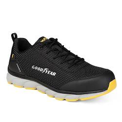 Goodyear Herren Gyshu1667 Sicherheitsschuhe, Black Yellow, 42 EU von Goodyear