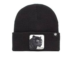 Goorin Bros. Beanie-Mütze mit Revers, Animal Farm Hats, Herbst/Winter, Schwarz One Size von Goorin Bros.