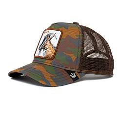 Goorin Bros. Clay Henry G.O.A.T. Ziege Brown A-Frame Adjustable Trucker Cap - One-Size von Goorin Bros.