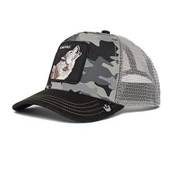 Goorin Bros. Dog Soldier Lone Wolf Dark Camo/Black A-Frame Adjustable Trucker Cap - One-Size von Goorin Bros.