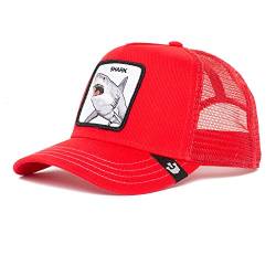 Goorin Bros. Dunnah Shark Red A-Frame Adjustable Trucker Cap - One-Size von Goorin Bros.