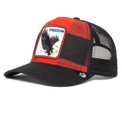 Goorin Bros. Ski Free Eagle Black Red Adjustable Trucker Cap - One-Size von Goorin Bros.